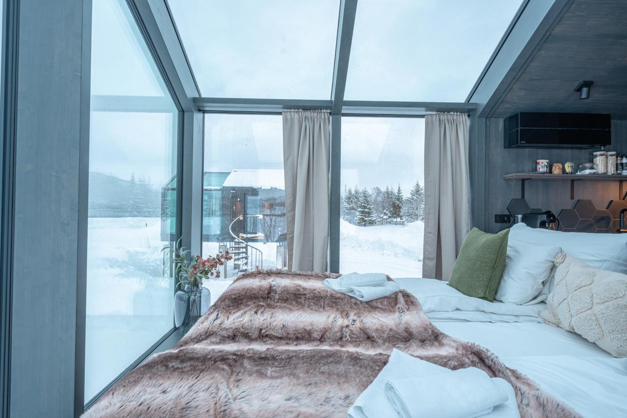 Aera - Glass Cabins Tromsø Esterno foto